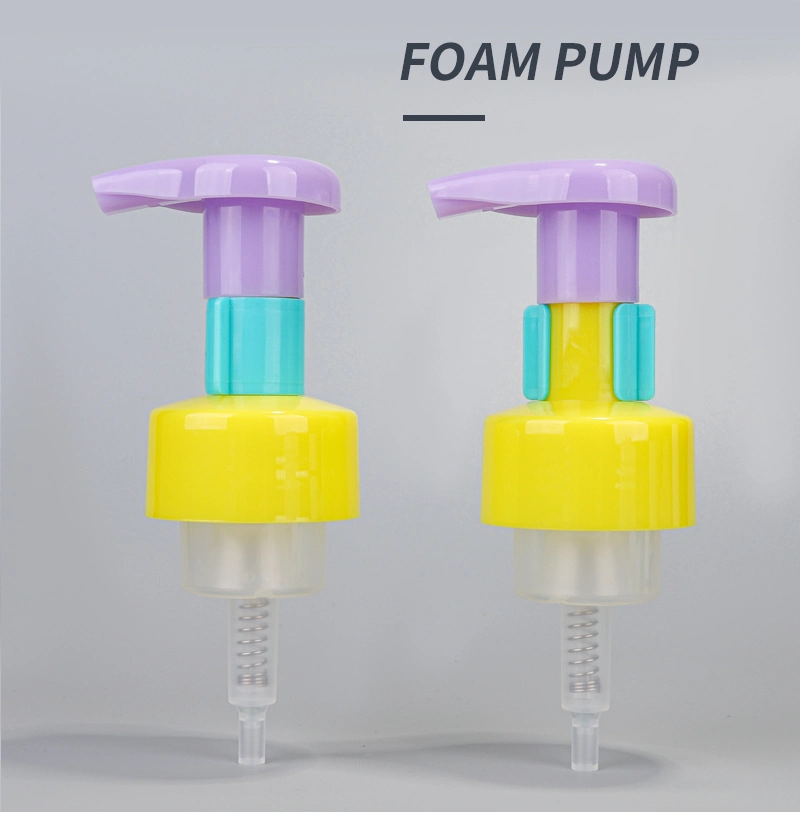 Facial Cleaning Foam Pump 43/410 Plastic Soap Pump Dispenser for Cosmetic Bottle