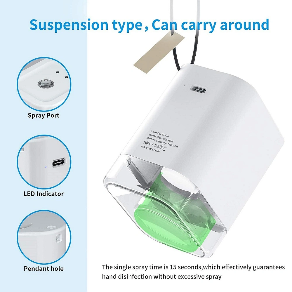 Intelligent Induction Alcohol Spray Automatic Disinfection Hand Sanitizer Dispenser Sprayer