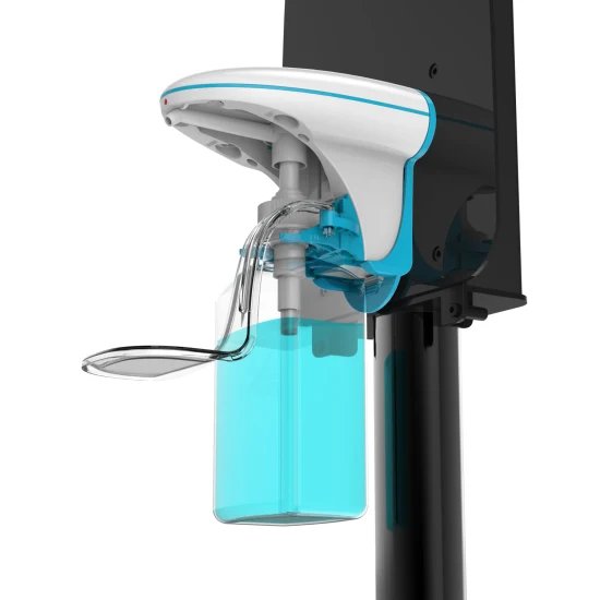 Table Standing Wall Hanging Sensor Spray Soap Dispenser with Adjustable Dose Design