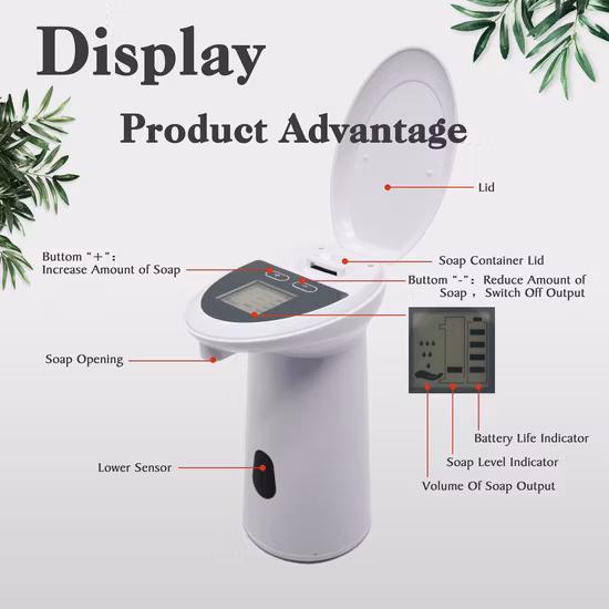 Table Type Liquid Automatic Sensor Hand Wash Soap Dispenser (V-120S)